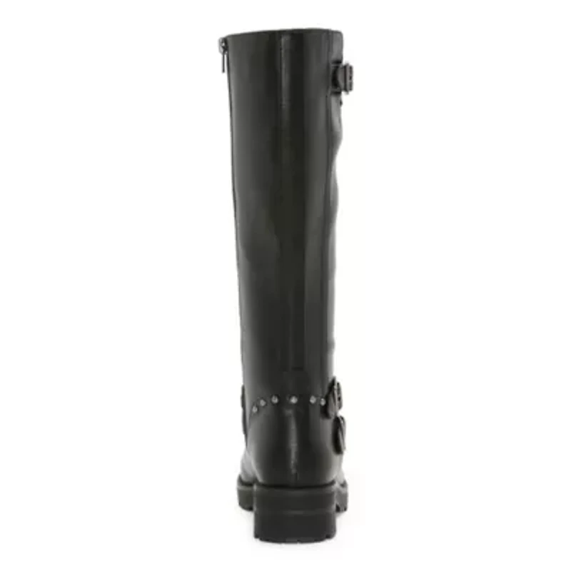 Arizona Womens Tracy Flat Heel Motorcycle Boots