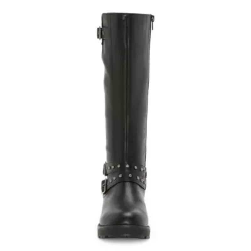 Arizona Womens Tracy Flat Heel Motorcycle Boots