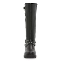 Arizona Womens Tracy Flat Heel Motorcycle Boots