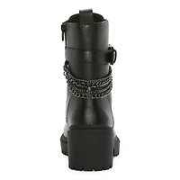 Pop Womens Aurorah Block Heel Booties