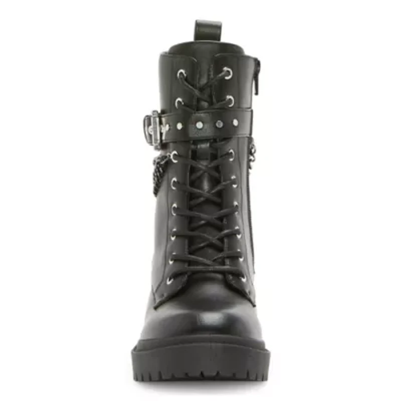 Pop Womens Aurorah Block Heel Booties