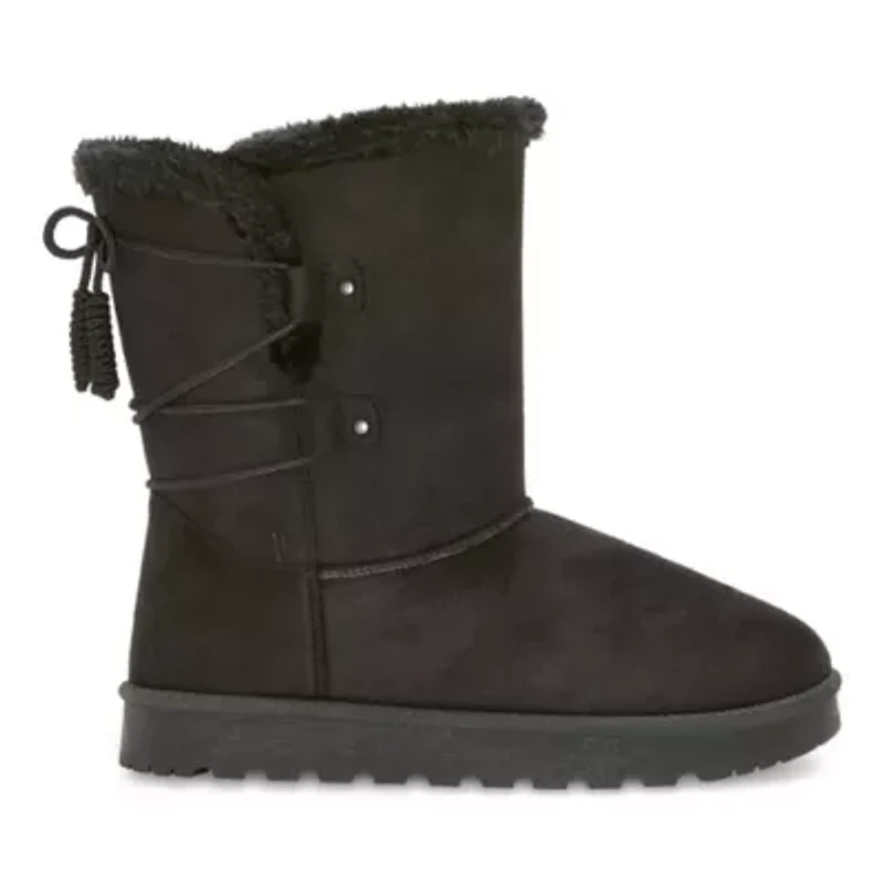 Pop Womens Melodius Flat Heel Winter Boots