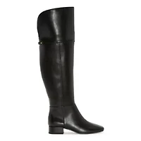 Liz Claiborne Womens Dover Flat Heel Over the Knee Boots