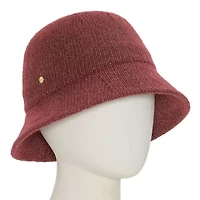 Liz Claiborne With Lurex Womens Cloche Hat