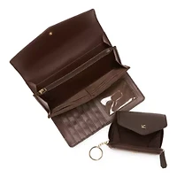 Liz Claiborne Zip Around 2-pc. Womens Envelope Wallet