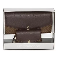 Liz Claiborne Zip Around 2-pc. Womens Envelope Wallet