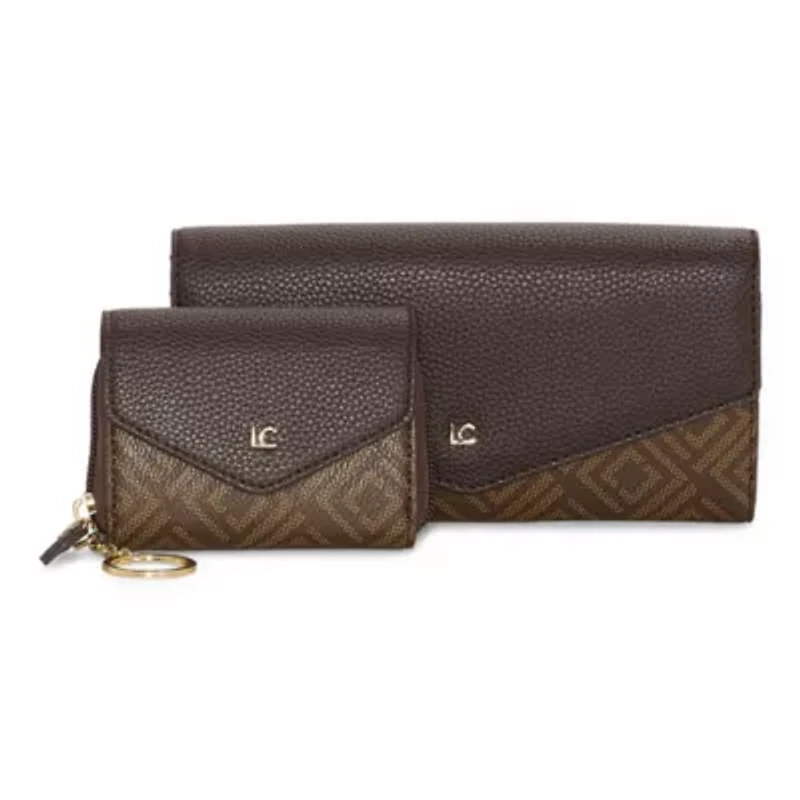 Liz Claiborne Zip Around 2-pc. Womens Envelope Wallet