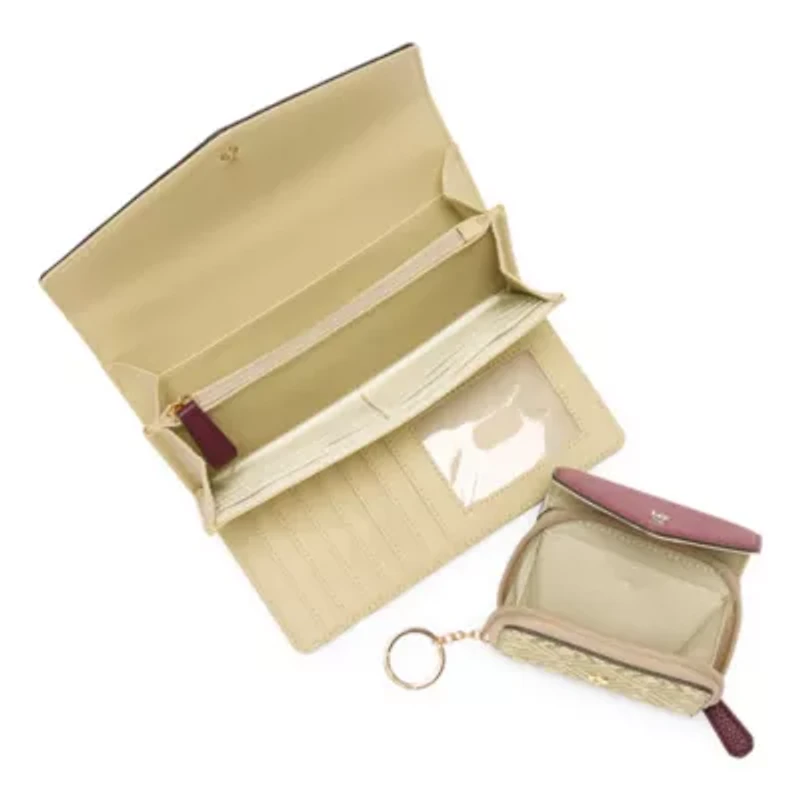 Liz Claiborne Zip Around 2-pc. Womens Envelope Wallet