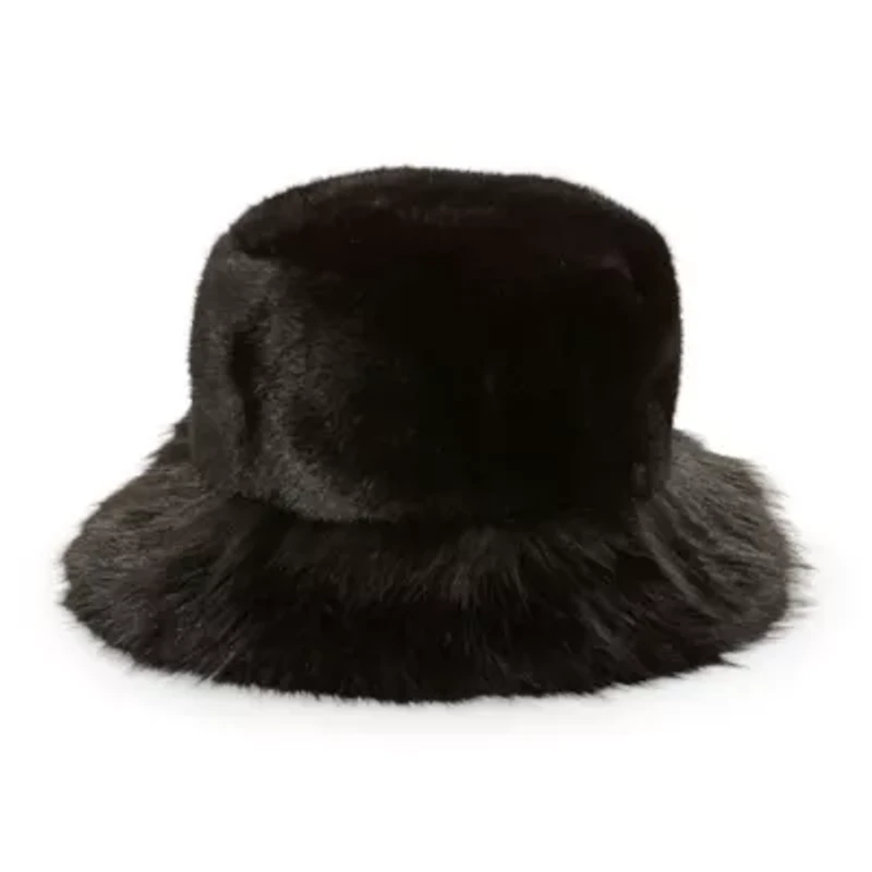 Mixit Faux Fur Womens Bucket Hat