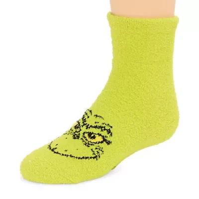 Unisex 1 Pair Toddler Grinch Crew Socks