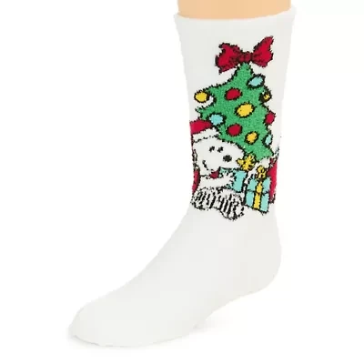 Little & Big Kid Unisex 1 Pair Big Kids Peanuts Crew Socks
