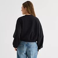 Womens Crew Neck Long Sleeve Stranger Things Juniors Sweatshirt
