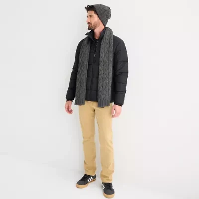 St. John's Bay Cable Knit Hat & Scarf Set Scarf