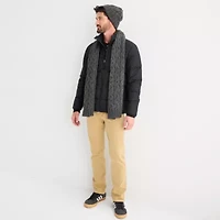 St. John's Bay Cable Knit Hat & Scarf Set Scarf