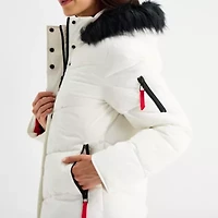 Maralyn And Me Womens Juniors Heavyweight Puffer Jacket