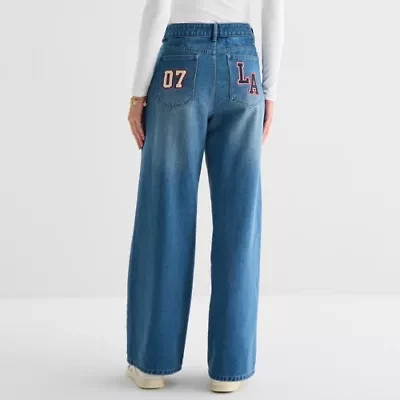 Forever 21 Womens Juniors Low Rise Straight Leg Jean