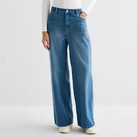 Forever 21 Womens Juniors Low Rise Straight Leg Jean