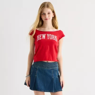 Arizona Womens Juniors Short Sleeve T-Shirt