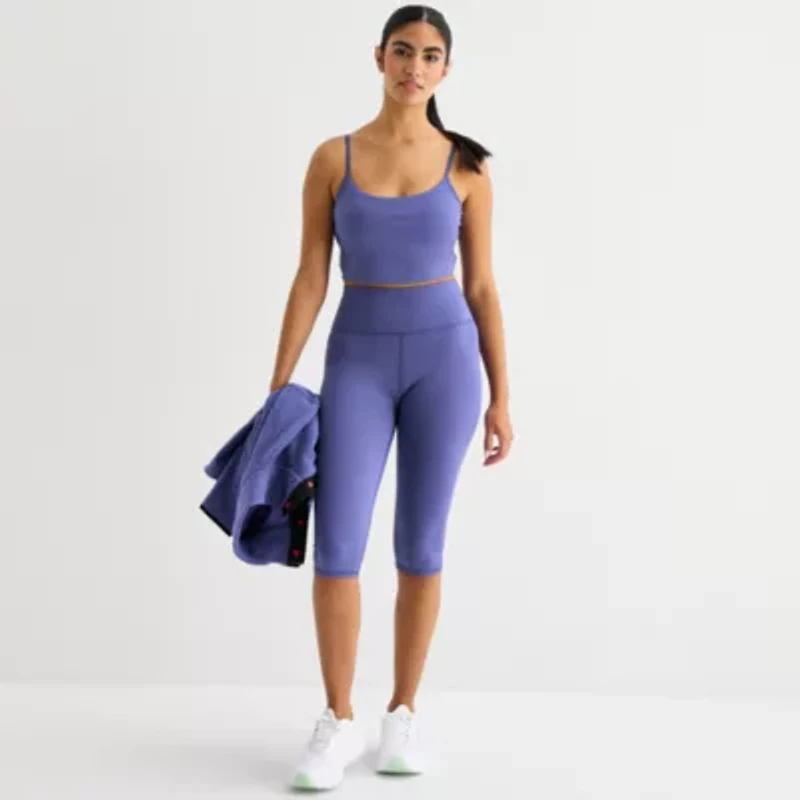 Xersion Twist Cutout Long Line Bra