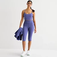 Xersion Twist Cutout Long Line Bra