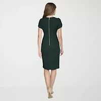 Marc New York Womens Short Sleeve Sheath Dress