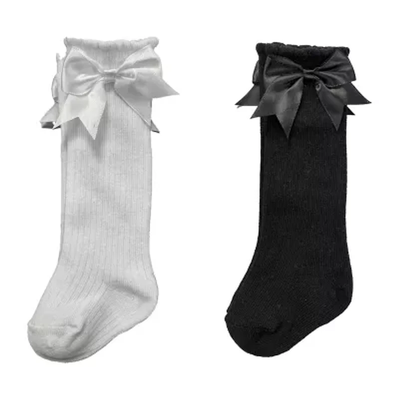Stepping Stone Baby Girls 2 Pair Knee High Socks