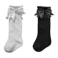 Stepping Stone Baby Girls 2 Pair Knee High Socks