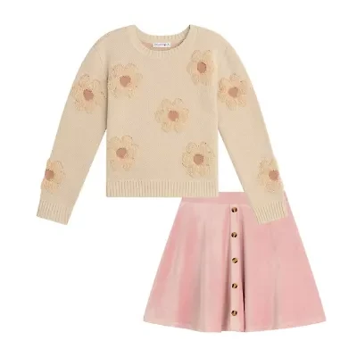 Knit Works Little & Big Kid Girls 2-pc. Skirt Set