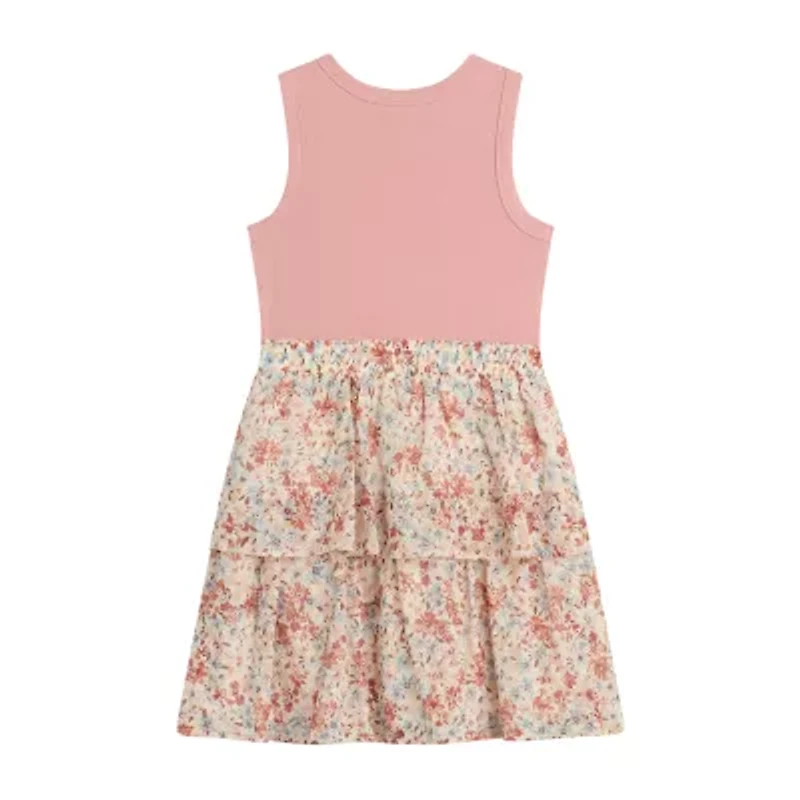 by&by girl Little & Big Kid Girls Sleeveless Floral Dress Set