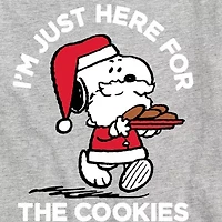 Snoopy Little & Big Kid Boys Crew Neck Short Sleeve Regular Fit Peanuts Graphic T-Shirt