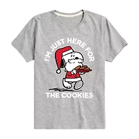 Snoopy Little & Big Kid Boys Crew Neck Short Sleeve Regular Fit Peanuts Graphic T-Shirt