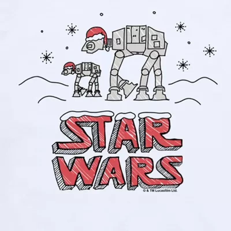 Little & Big Kid Boys Crew Neck Short Sleeve Regular Fit Star Wars Graphic T-Shirt