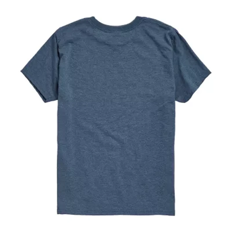 Little & Big Kid Boys Crew Neck Short Sleeve Regular Fit Star Wars Graphic T-Shirt