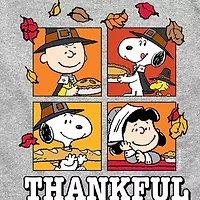 Little & Big Kid Boys Crew Neck Short Sleeve Regular Fit Peanuts Graphic T-Shirt