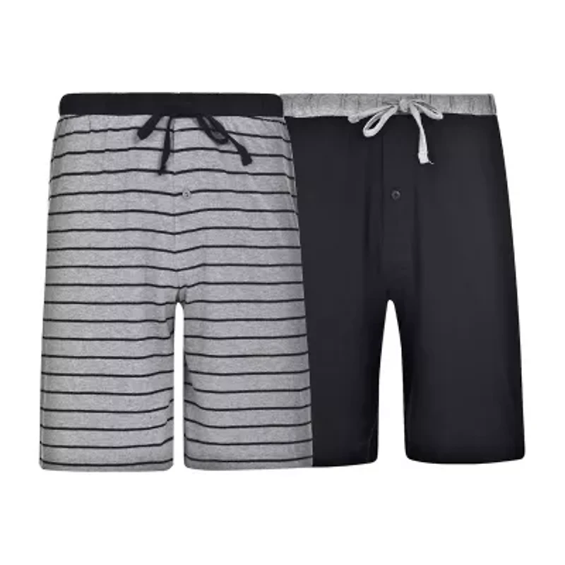 Hanes® 2-pk. Jersey Pajama Shorts–Big & Tall