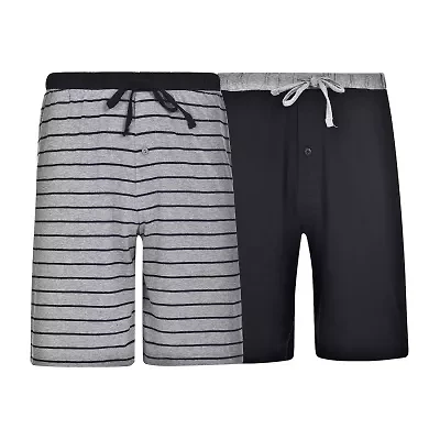 Hanes® 2-pk. Jersey Pajama Shorts–Big & Tall