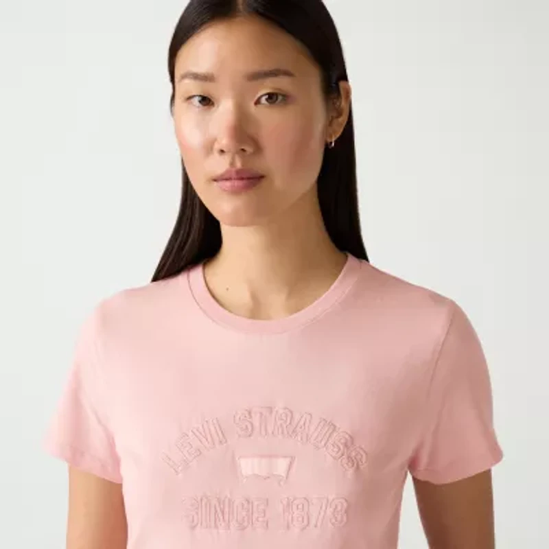 Levi's® Womens Crew Neck Short Sleeve T-Shirt
