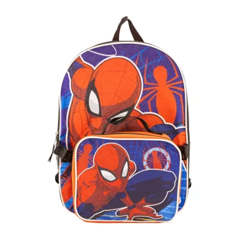 Boys Spiderman Adjustable Straps Backpack