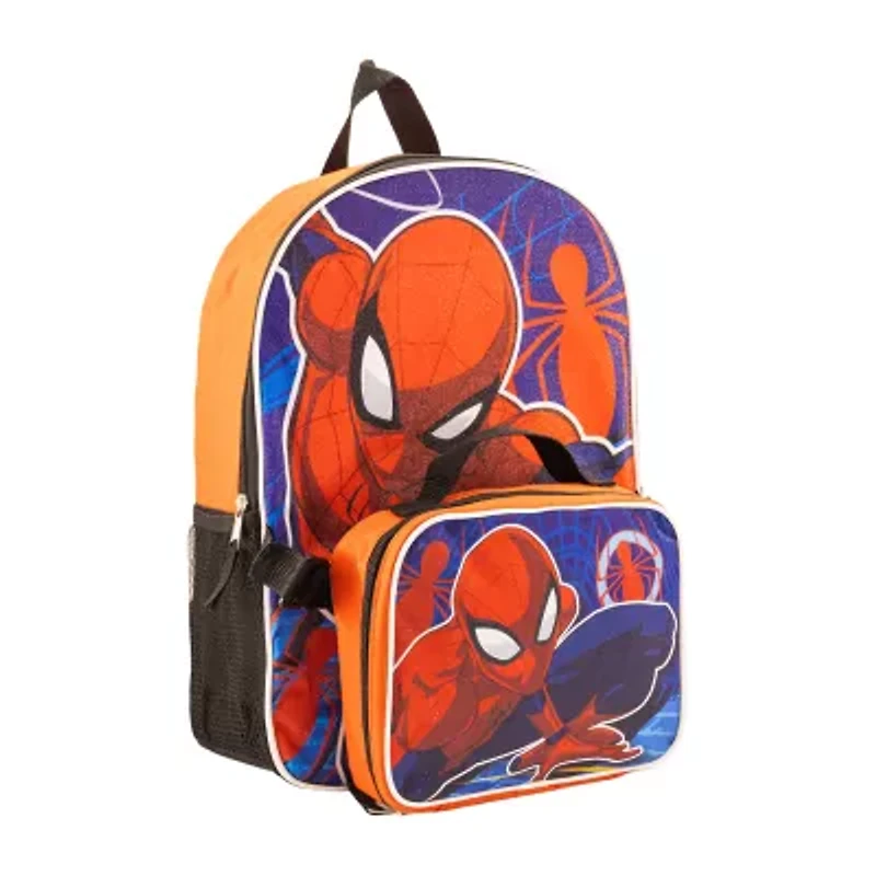 Boys Spiderman Adjustable Straps Backpack
