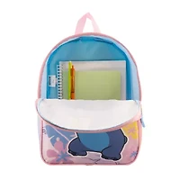 Disney Collection Girls Lilo & Stitch Adjustable Straps Backpack