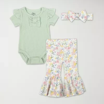 Baby Essentials Girls 2-pc. Pant Set