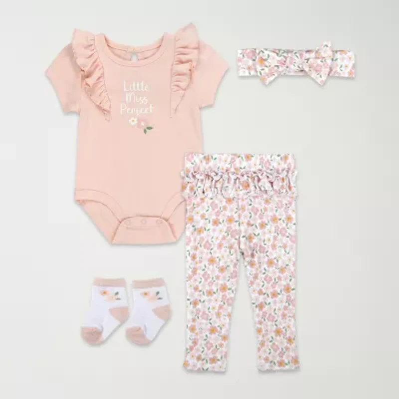 Baby Essentials Little Miss Perfect Girls 2-pc. Pant Set