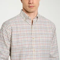 Van Heusen Weekend Mens Long Sleeve Regular Fit Button-Down Shirt