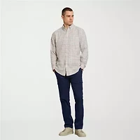 Van Heusen Weekend Mens Long Sleeve Regular Fit Button-Down Shirt