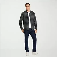 Van Heusen Performance Mens Long Sleeve Slim Fit Button-Down Shirt