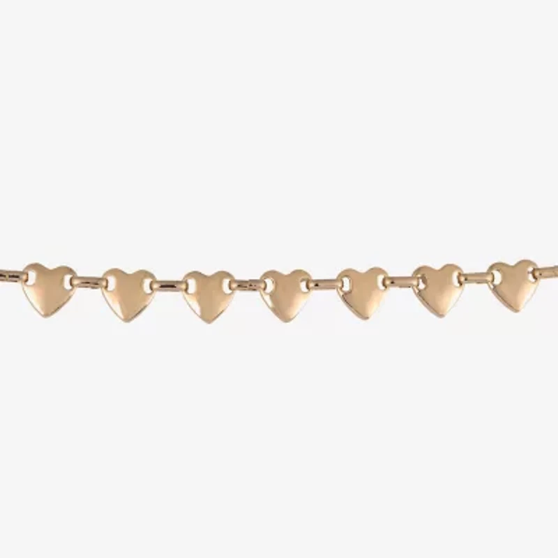 Arizona Gold Tone Womens 18 Inch Collar Necklace
