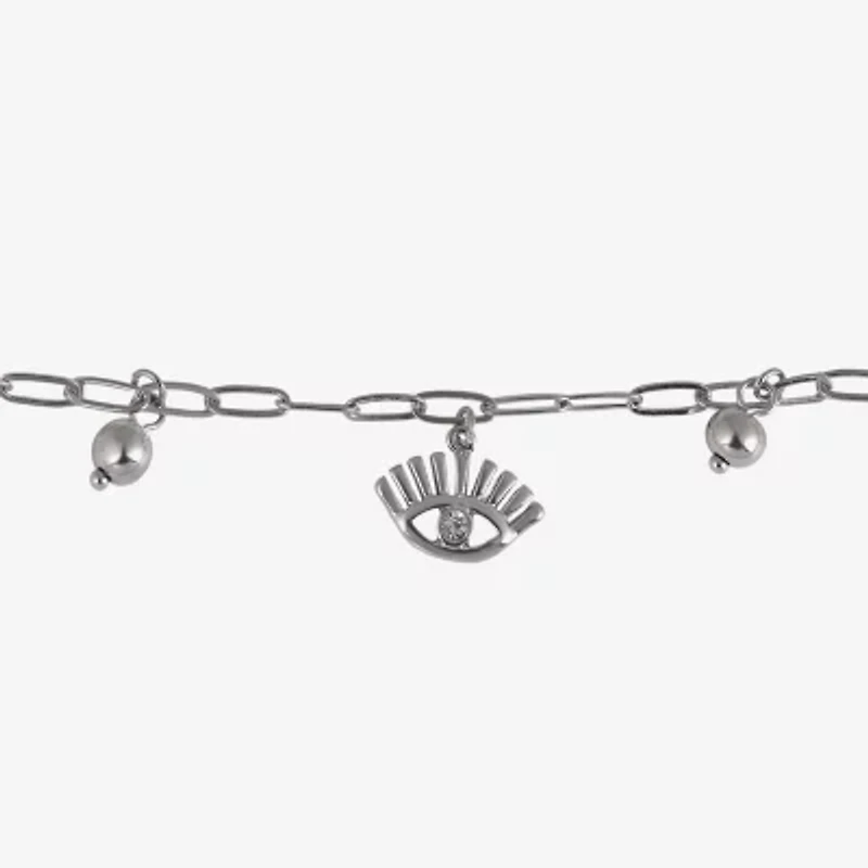 Arizona Silver Tone Womens 2-pc. Bracelet Set