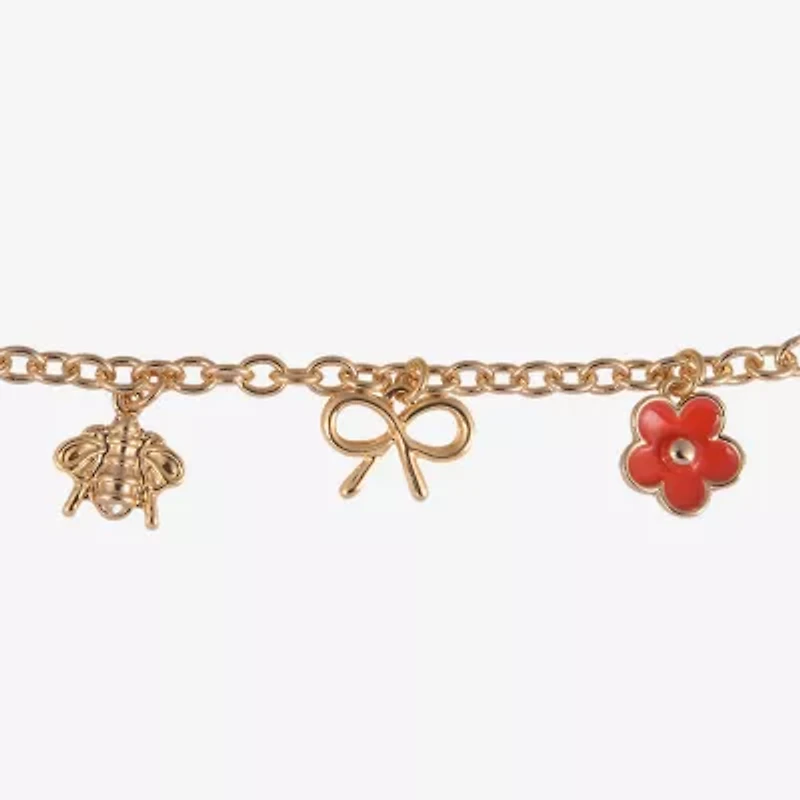 Arizona Gold Tone Bee Womens 2-pc. Bracelet Set
