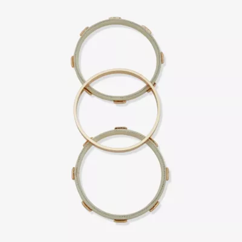 Worthington Gold Tone Womens 3-pc. Bracelet Set
