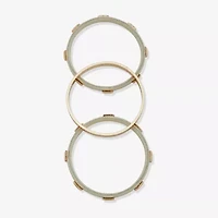 Worthington Gold Tone Womens 3-pc. Bracelet Set